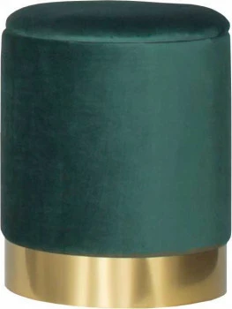 Puf otwierany Altino 3 (zielony ze złotą listwą) 